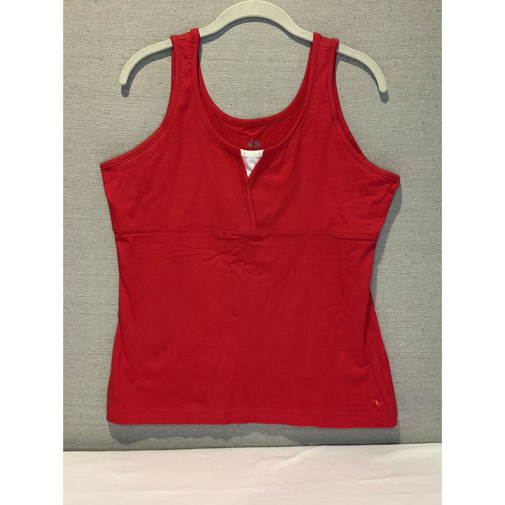 Athletic Works Womens Tank Lined Red XL 16/18
